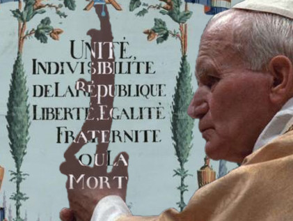 João Paulo II promove Liberdade, Igualdade e Fraternidade em França