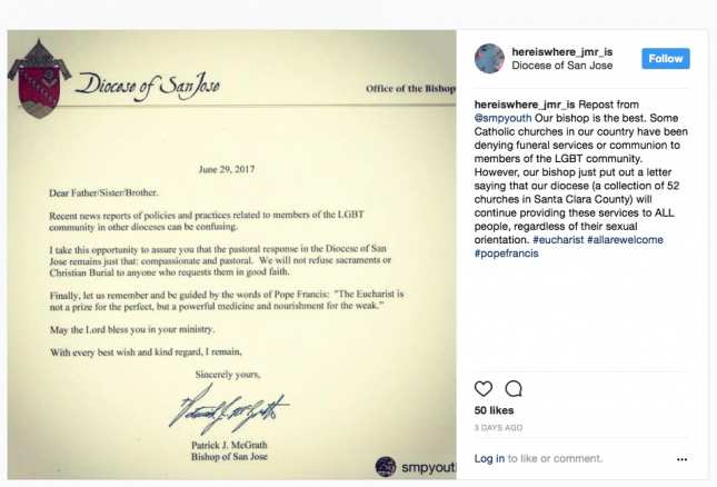 As directivas LGBTQ do Bispo McGrath.