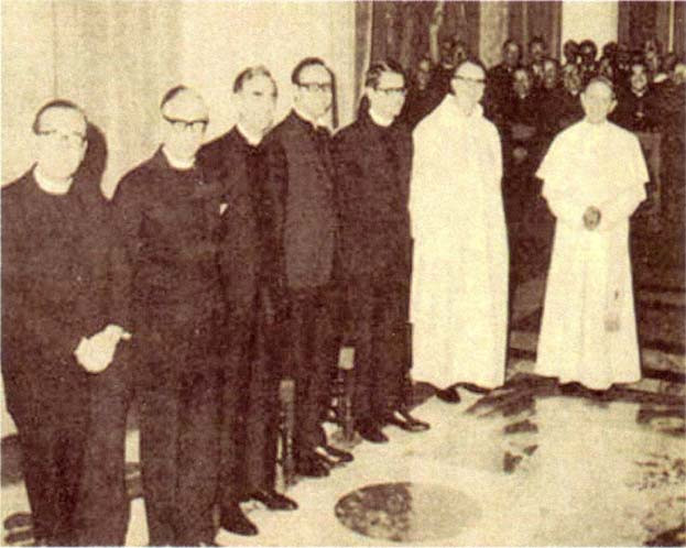 Antipapa Paulo VI e os seus amigos protestantes.