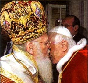 Bento XVI em sua visita aos cismáticos na Turquia em Novembro de 2006