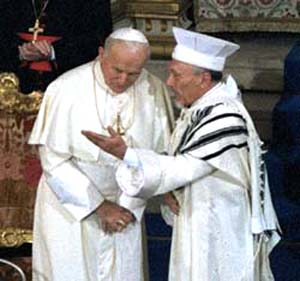 Os sinais da Grande Apostasia: João Paulo II na sinagoga.