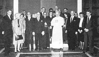 João Paulo II recebe a B'nai B'rith (Loja maçónica de Nova York)