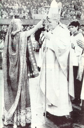 João Paulo II recebeu a marca dos adoradores de Shiva