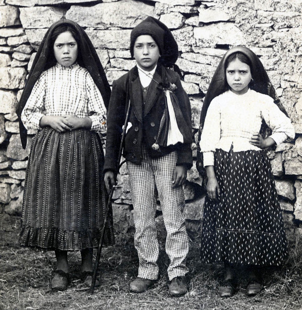 Os Pastorinhos de Fátima: Lúcia, Francisco e Jacinta