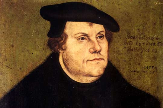 O herege Martinho Lutero.
